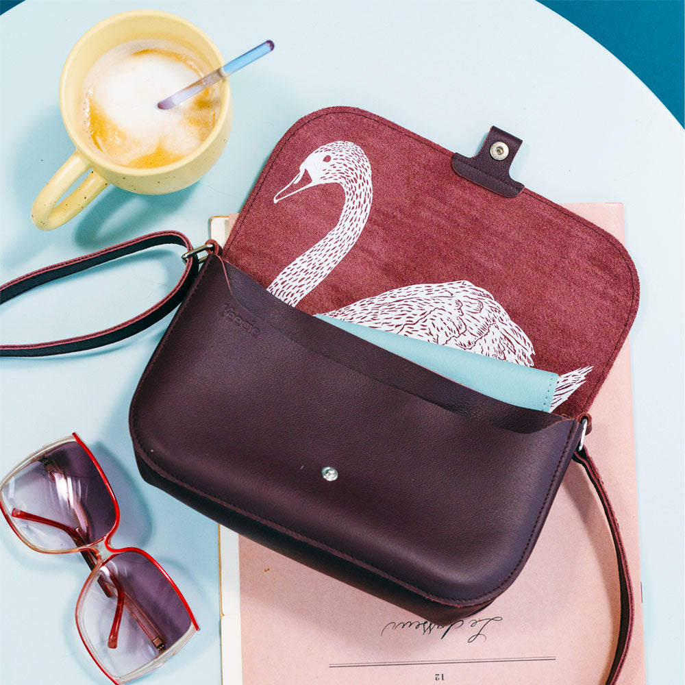 Bag, Wild Swan, Aubergine