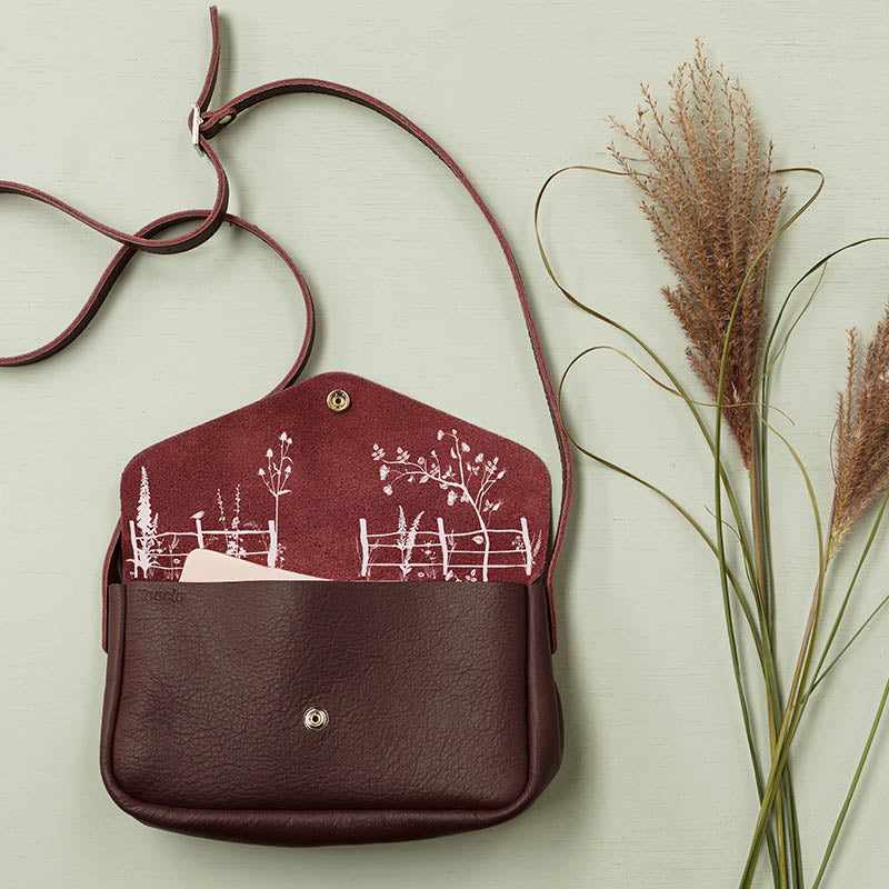 PRE-ORDER: Cottage Garden bag, Aubergine