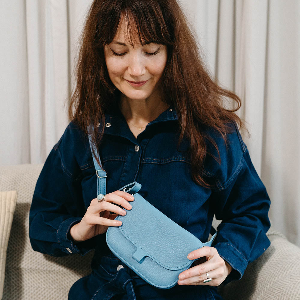 Bag, Little Fox, Painters Blue