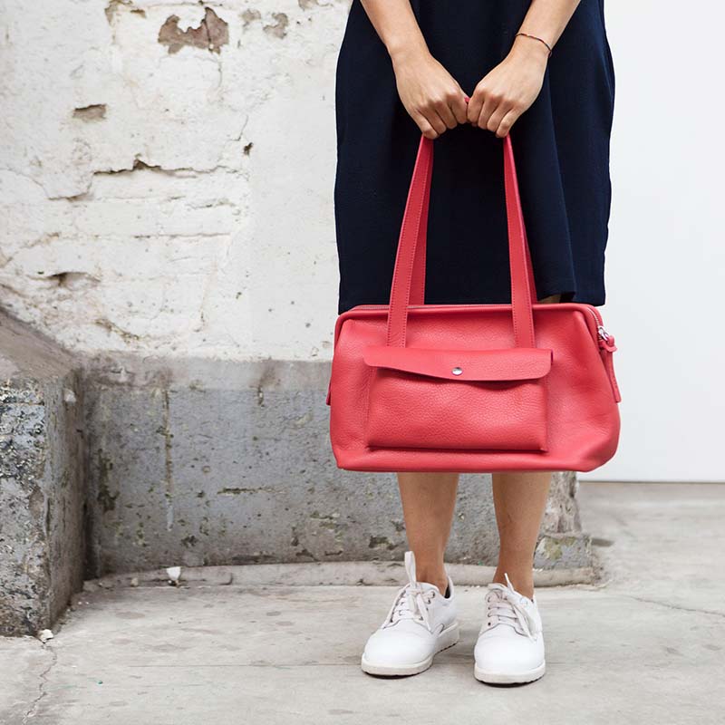 Bag, Room Service, Coral