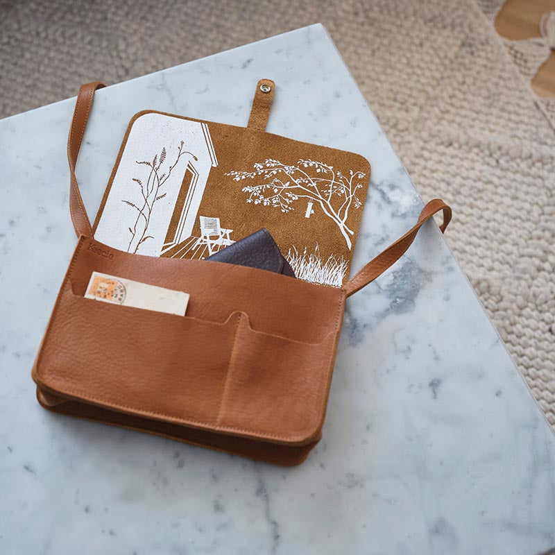 Bag, Off Duty, Cognac used look