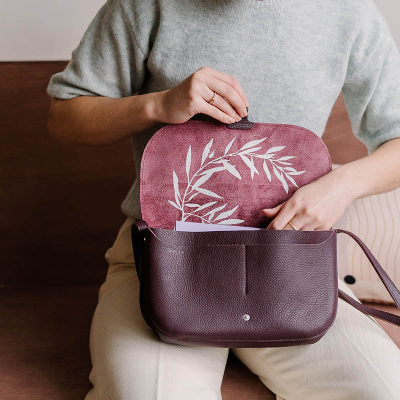 Bag, Wish Tree, Aubergine