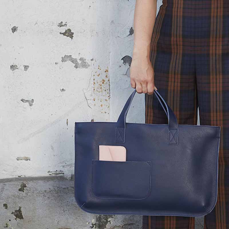 Bag, Elephant Joke, Ink Blue