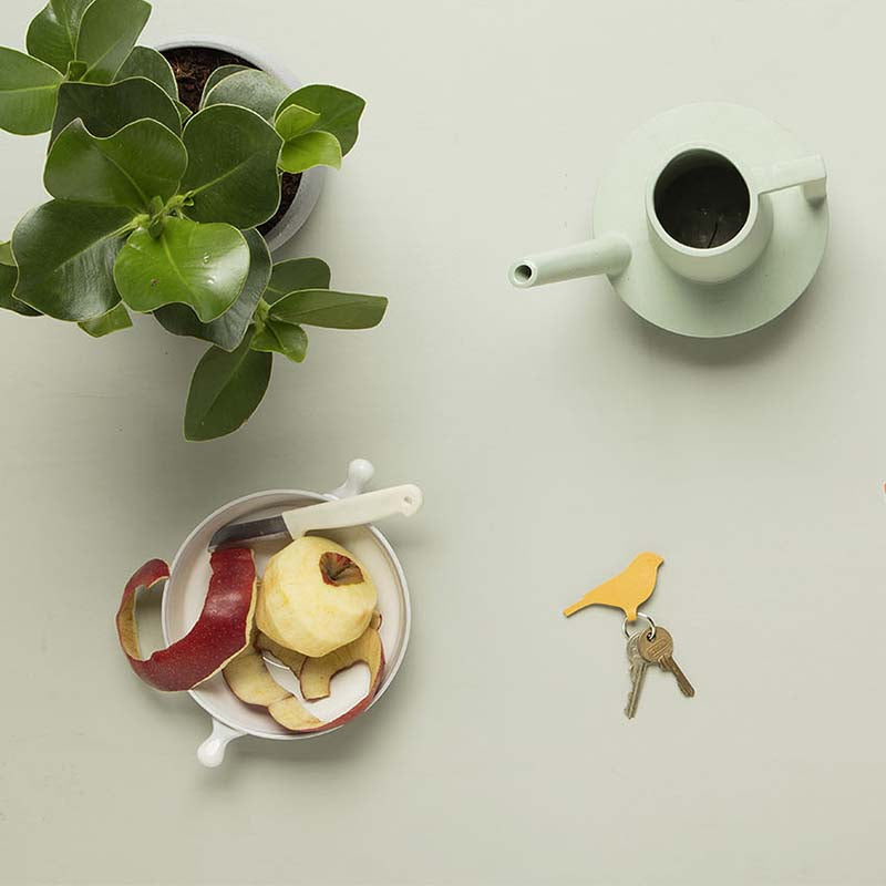 Keyring, Mini Tweet, Yellow