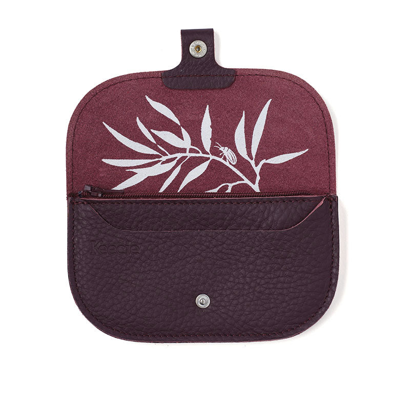 Wallet, Bless You, Aubergine