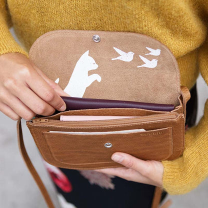 Bag, Cat Chase, Cognac used look