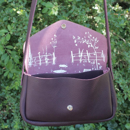 PRE-ORDER: Cottage Garden bag, Aubergine