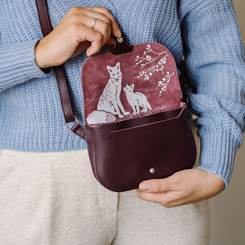 Bag, Little Fox, Aubergine