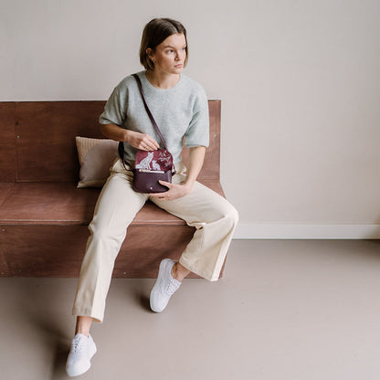 Bag, Little Fox, Aubergine