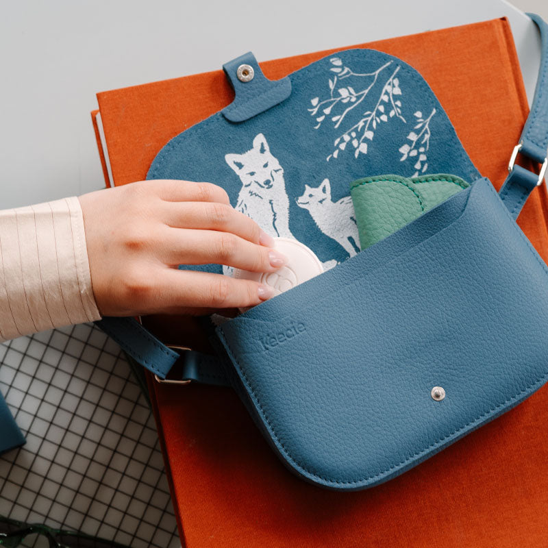 Bag, Little Fox, Painters Blue