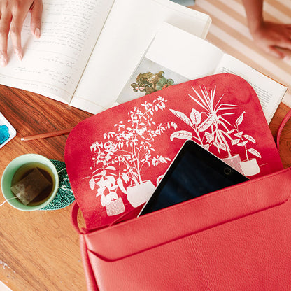 Bag, Plant Sitter, Coral