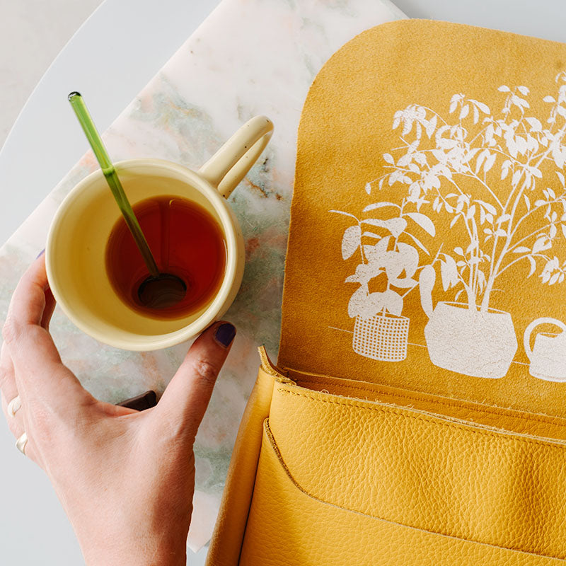 Bag, Plant Sitter, Yellow