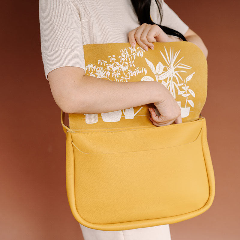 Bag, Plant Sitter, Yellow