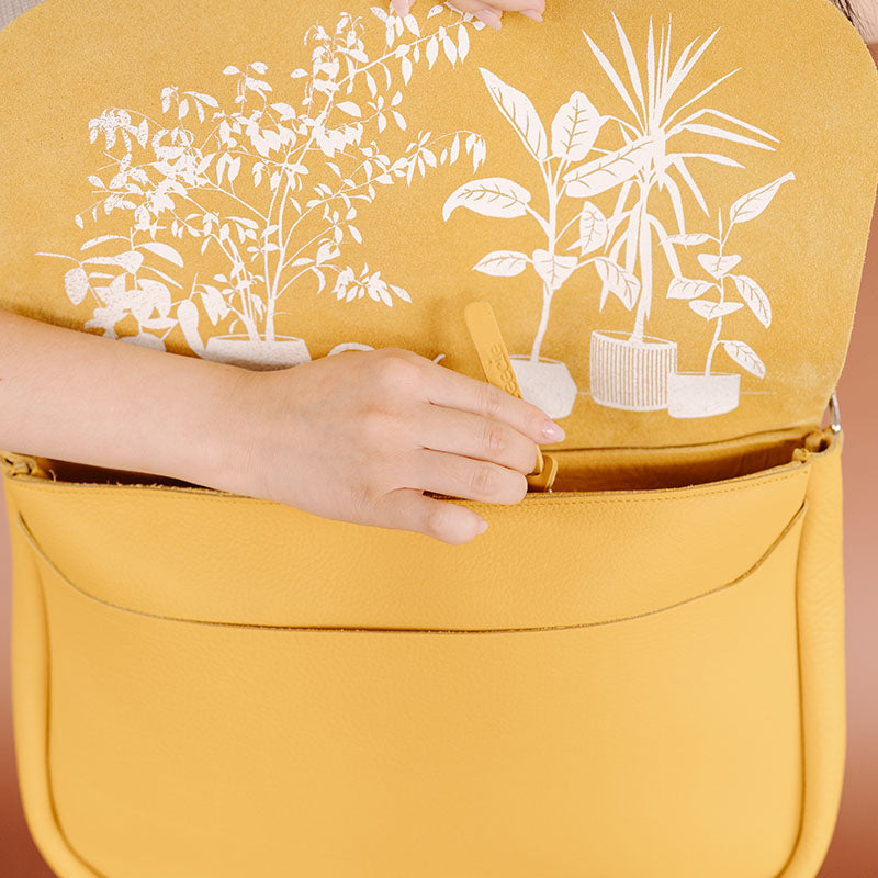 Bag, Plant Sitter, Yellow