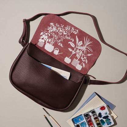 Bag, Plant Sitter, Aubergine