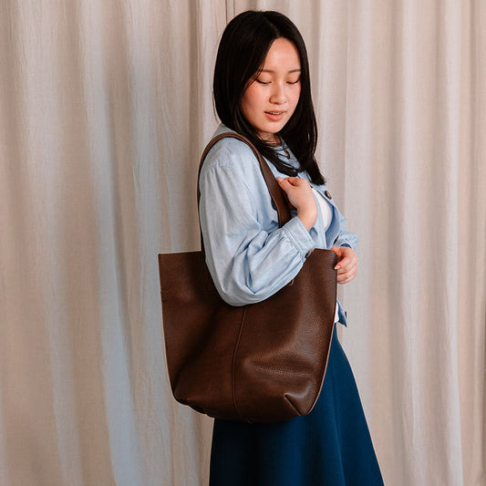 Bag, Swing It, Dark Brown used look