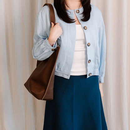 Bag, Swing It, Dark Brown used look