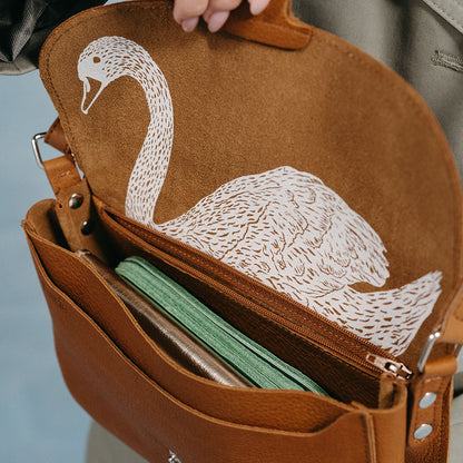 Bag, Wild Swan, Cognac used look