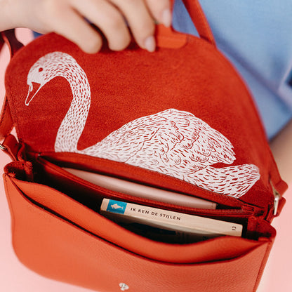 Bag, Wild Swan, Coral