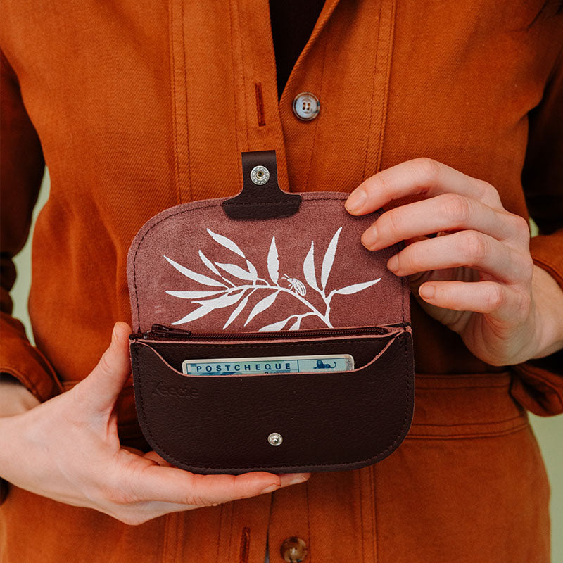 Wallet, Bless You, Aubergine