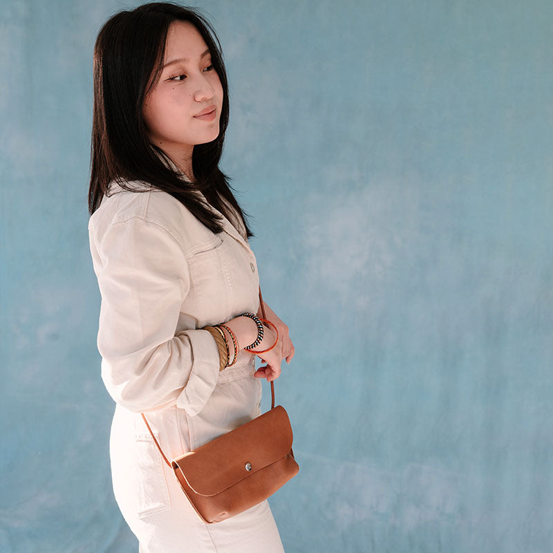 Bag, Secret Garden, Cognac used look