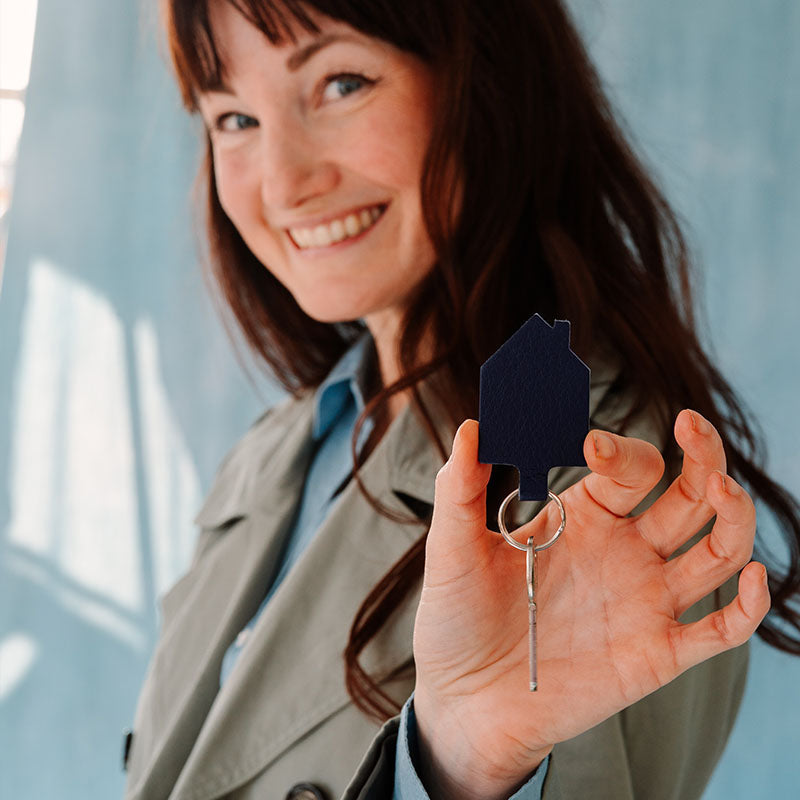 Keyring, Good House Keeper, Ink Blue