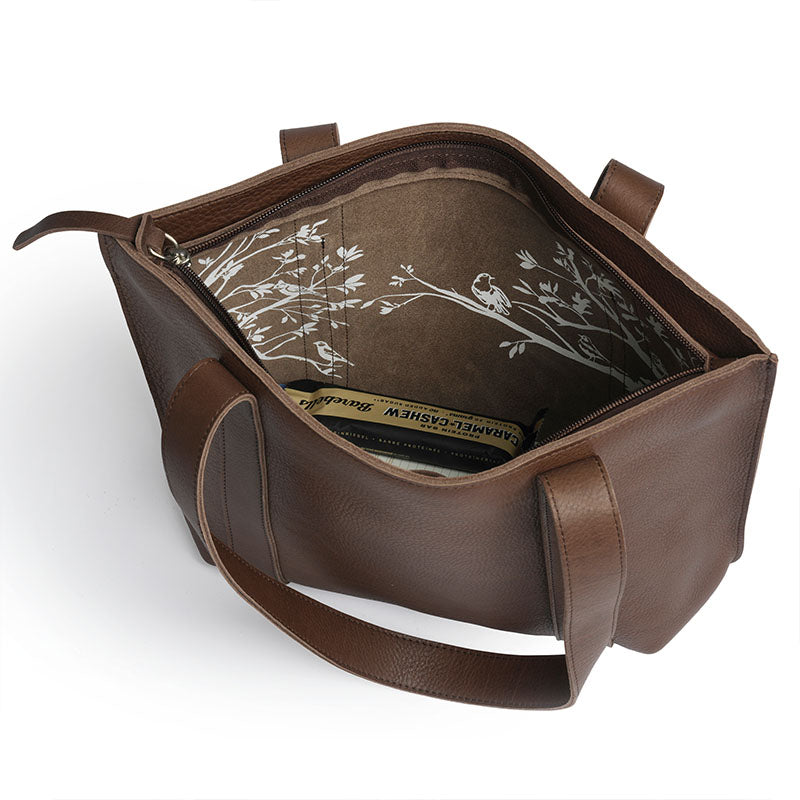 Bag, Family Tree, Dark Brown used look