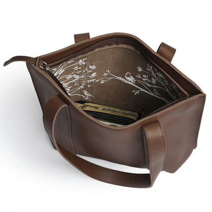 Bag, Family Tree, Dark Brown used look