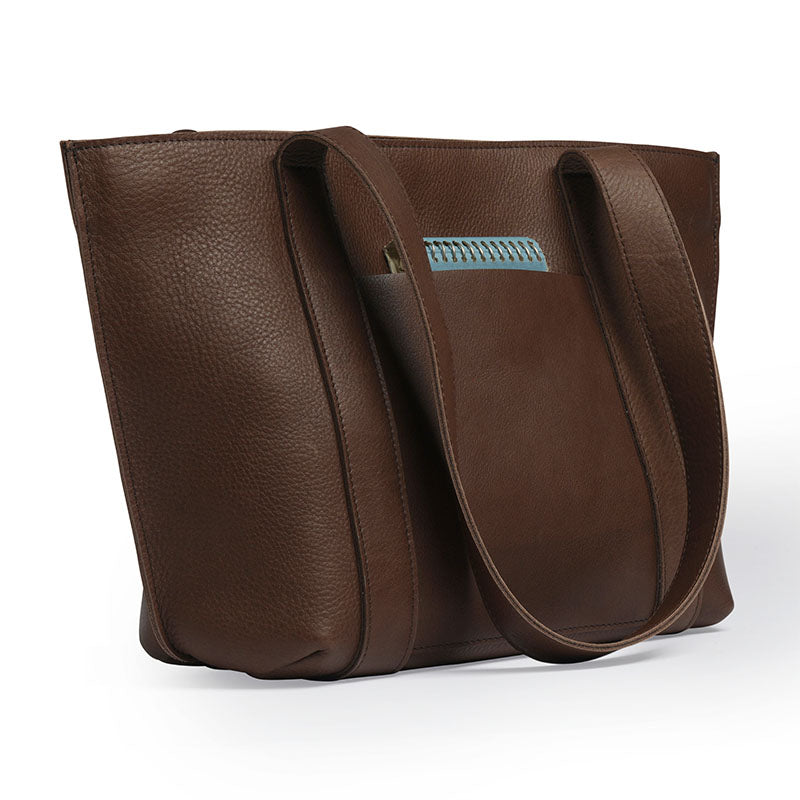 Bag, Family Tree, Dark Brown used look