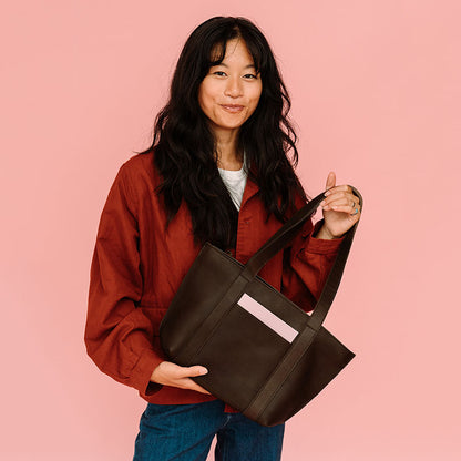 Bag, Family Tree, Dark Brown used look