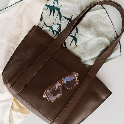 Bag, Family Tree, Dark Brown used look