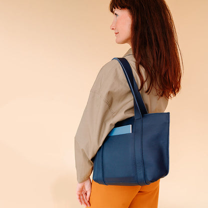 Bag, Family Tree, Ink Blue