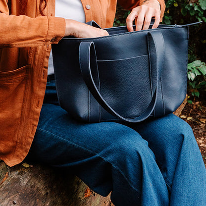 Bag, Family Tree, Ink Blue