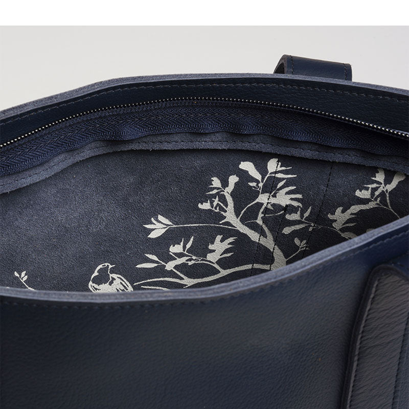 Bag, Family Tree, Ink Blue