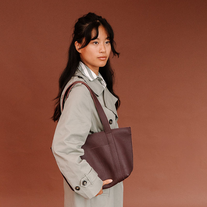 Bag, Family Tree, Aubergine