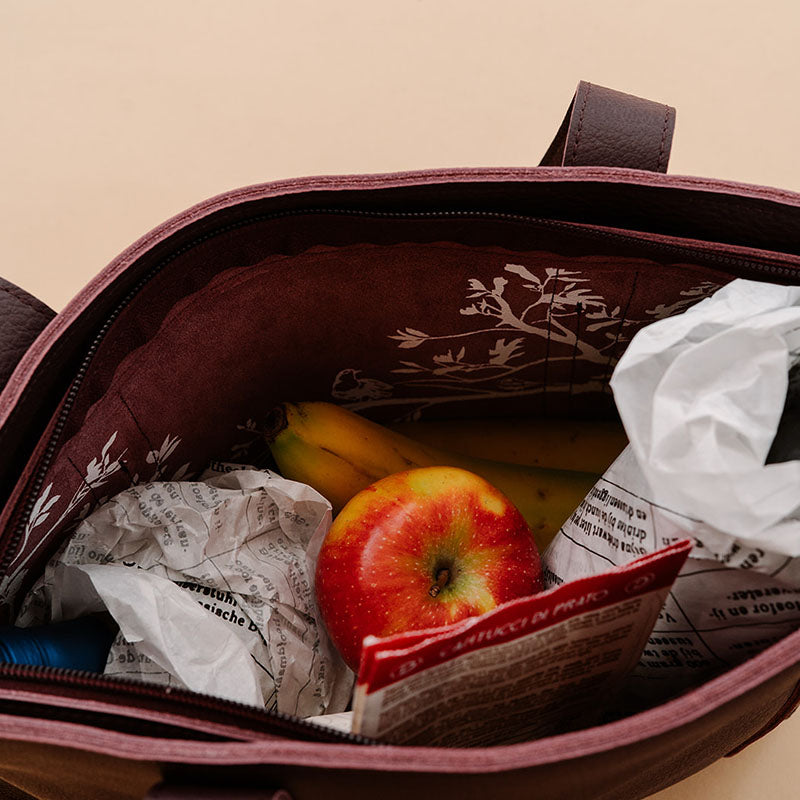 Bag, Family Tree, Aubergine