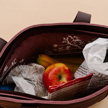 Bag, Family Tree, Aubergine