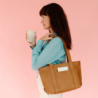 Bag, Family Tree, Cognac used look