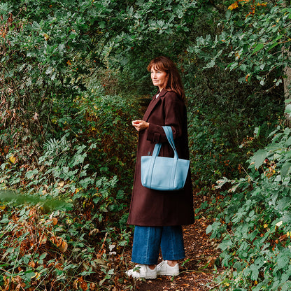 Bag, Family Tree, Painters Blue
