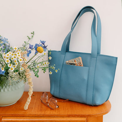 Bag, Family Tree, Painters Blue