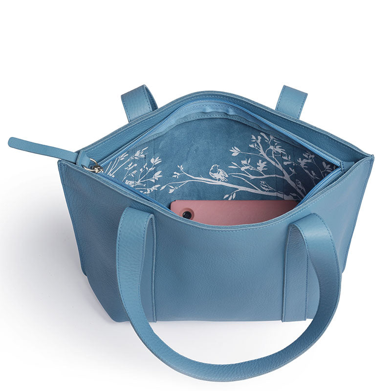 Bag, Family Tree, Painters Blue