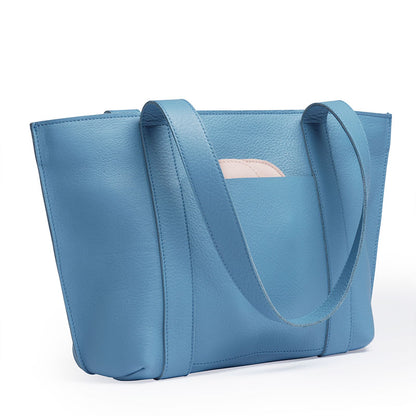 Bag, Family Tree, Painters Blue