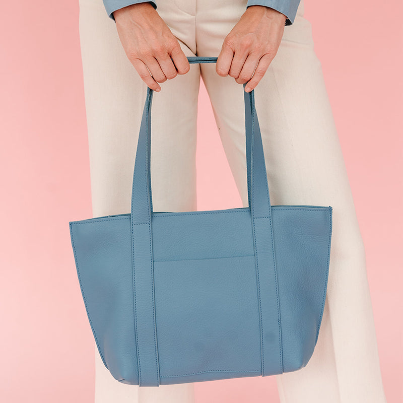 Bag, Family Tree, Painters Blue
