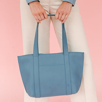 Bag, Family Tree, Painters Blue