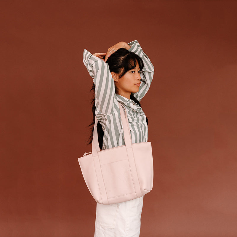 Bag, Family Tree, Powder Pink