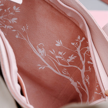 Bag, Family Tree, Powder Pink