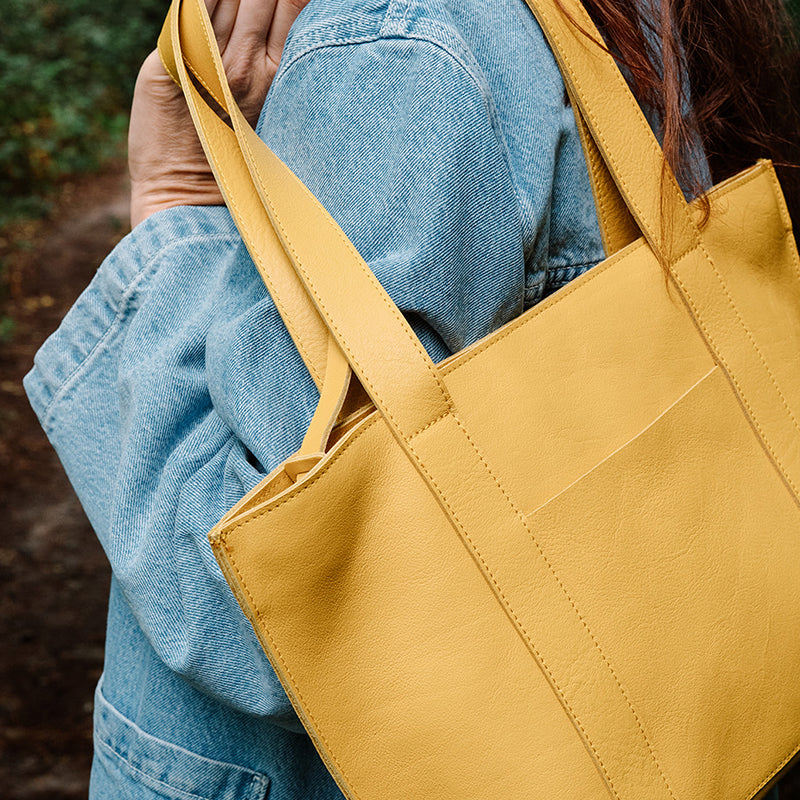 Bag, Family Tree, Yellow