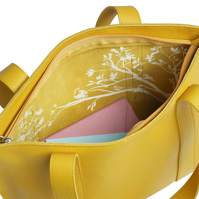 Bag, Family Tree, Yellow