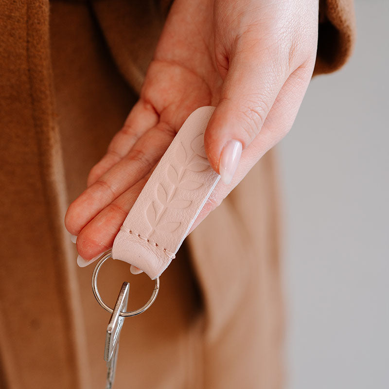 Keyring, Pocket Garden, Powder Pink