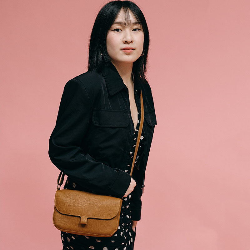 Bag, Wild Swan, Cognac used look